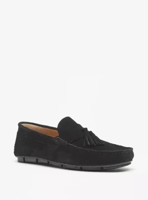 Solid Slip-On Moccasins with Tassel Detail